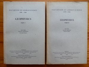 antiquarisches Buch – Julius Bartels – Geophysics. 2 Bde