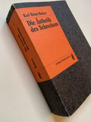 Die Ästhetik des Schreckens. Die pessimistische Romantik und Ernst Jüngers Frühwerk.