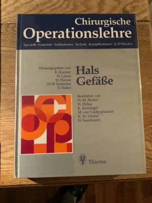 1., Hals, Gefässe / herausgegeben von K. Kremer ; W. Platzer. Bearb. von H.-M. Becker ... 485 farb. Zeichn. in 623 Einzeldarst. von G. Spitzer ...