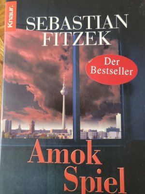 gebrauchtes Buch – Sebastian Fitzek – Amokspiel - Psychothriller