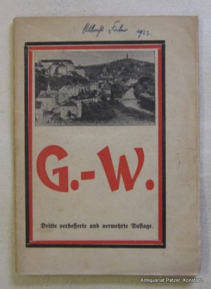 antiquarisches Buch – G.-W – Gôgen-Witze)