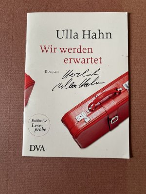 Wir werden erwartet. Exklusive Leseprobe der DVA. Mit Signatur.