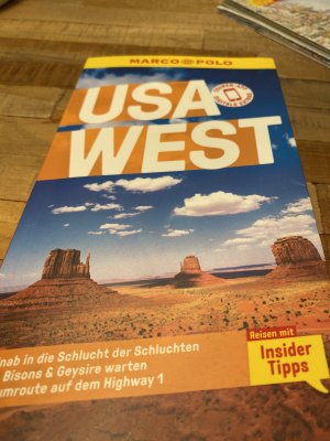 gebrauchtes Buch – Karl Teuschl – USA West - Reisen mit Marco Polo Insider-Tipps