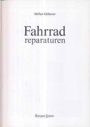 gebrauchtes Buch – Stefan Kälberer – Fahrradreparaturen