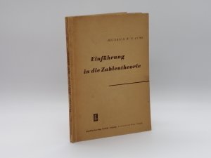 antiquarisches Buch – Jung, Dr. Heinrich W – Einführung in die Zahlentheorie