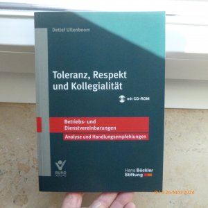 gebrauchtes Buch – Detlef Ullenboom – Toleranz, Respekt und Kollegialität