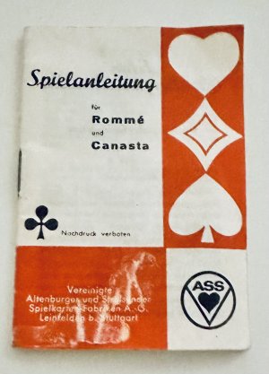 gebrauchtes Buch – ASS – Spielanleitung für Rommé und Canasta