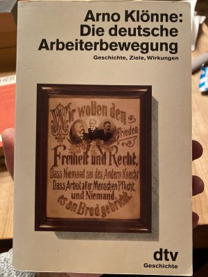 gebrauchtes Buch – Arno Klönne – Die deutsche Arbeiterbewegung