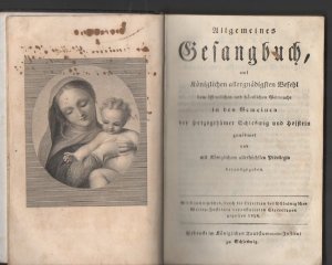 gebrauchtes Buch – b1171 Allgemeines Gesangbuch, auf Königlichen allergnädigsten Befehl dem öffentlichen und häuslichen Gebrauche in den Gemeinden der Herzogthümer Schleswig und Holstein