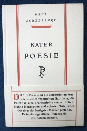 gebrauchtes Buch – Paul Scheerbart – Katerpoesie