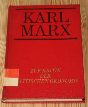 gebrauchtes Buch – Karl Marx – Zur Kritik der politischen Ökonomie