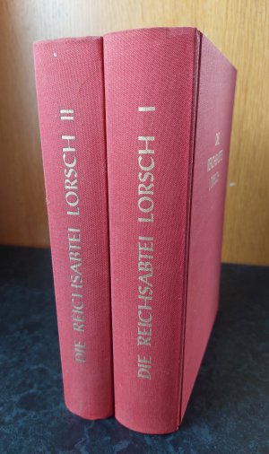 gebrauchtes Buch – Friedrich Knöpp  – Die Reichsabtei Lorsch. Festschrift zum Gedenken an ihre Stiftung 764. I. und II. Teil. (2 Bände).