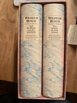 gebrauchtes Buch – Wilhelm Busch – Sämtliche Werke und eine Auswahl der Skizzen und Gemälde - in zwei Bänden