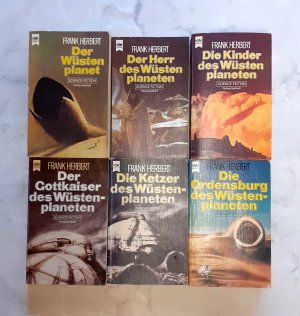 6 X Frank Herbert - Der Wüstenplanet + Der Herr des Wüstenplaneten + Die Kinder des Wüstenplaneten + Der Gottkaiser des Wüstenplaneten + Die Ketzer des […]