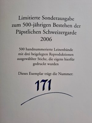 Die Päpstliche Schweizergarde - zeitgenössische Stiche und Aquarelle vom 16. bis zum 20. Jahrhundert aus der Privatsammlung des Hauptmanns Roman Fringeli