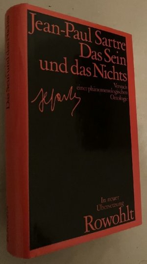 Das Sein und das Nichts. Versuch einer phänomenologischen Ontologie. Herausgegeben von Traugott König. Deutsch von Hans Schöneberg und Traugott König. (= […]