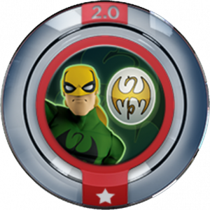 Disney Infinity 2.0 Bonusmünze / Power Disc - The Immortal Iron Fist