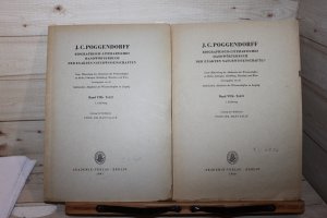 Biographisch-Literarisches Handwörtebuch der exakten Naturwissenschaften 15 Hefte