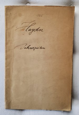 Die Jahreszeiten nach Thomson in Musik gesetzt von Joseph Haydn