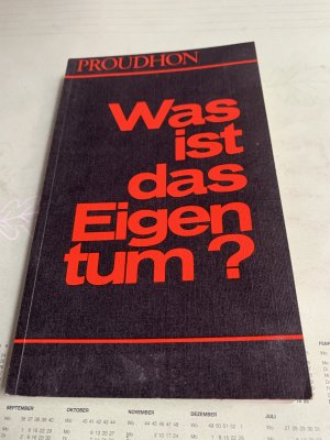 Was ist das Eigentum? - Erste Denkschrift. Um eine neue Einleitung vermehrter Nachdruck der Ausgabe Berlin 1896. Einführung von M. Kramer.