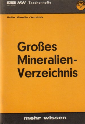 Großes Mineralien-Verzeichnis