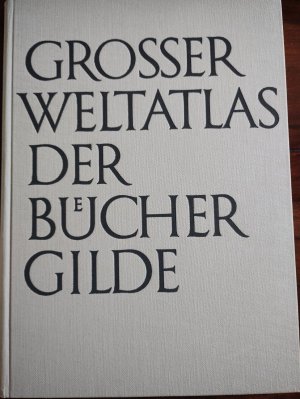 Grosser Weltatlas der Büchergilde