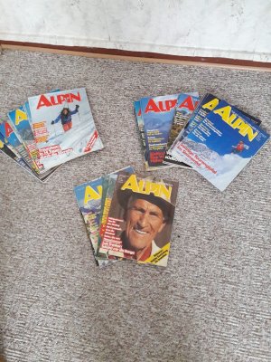 47 ALPIN Magazin ZEITSCHRIFTEN VON 1984 bis 1988