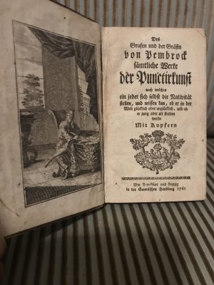 Des Grafen und der Gräfin von Pembrock sämtliche Werke der Punctirkunst [Punktierkunst] nach welchen ein jeder sich selbst die Nativität stellen, und […]