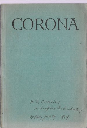 Merlin Corona. Jahr IX Heft 2