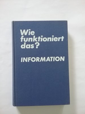 antiquarisches Buch – Prof. H. Teichmann – WIE FUNKTIONIERT DAS ? - INFORMATION