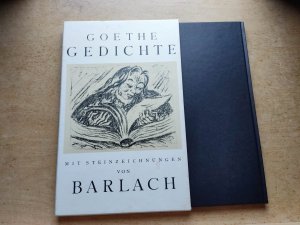 gebrauchtes Buch – Ernst Barlach – Gedichte - mit Steinzeichnungen von Ernst Barlach