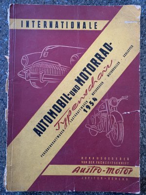 Internationale Automobil- und Motorrad-Typenschau 1954. Personenkraftwagen. Lastkraftwagen. Motorräder. Motorroller. Schlepper.