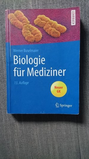 gebrauchtes Buch – Werner Buselmaier – Biologie für Mediziner