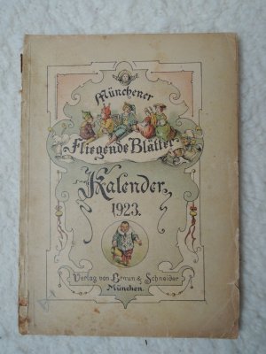 antiquarisches Buch – Münchener Fliegende Blätter - Kalender 1923