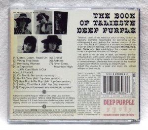 gebrauchter Tonträger – Deep Purple - The Book Of Taliesyn - 1968_2000 Digital Remastered m-/m – The Book Of Taliesyn - 1968_2000 Digital Remastered m-/m