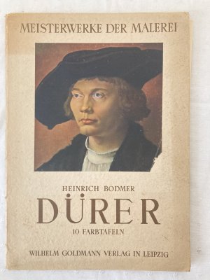 antiquarisches Buch – Heinrich Bodmer – Dürer 10 Farbtafeln - Meisterwerke der Malerei