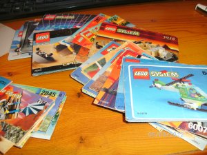 gebrauchtes Buch – Lego – 40 Lego Bauanleitungen