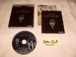 gebrauchtes Spiel – PS3 - Skyrim - mit Karte - Versandrabatt möglich !!!