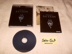 gebrauchtes Spiel – PS3 - Skyrim - mit Karte - Versandrabatt möglich !!!