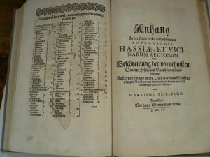 antiquarisches Buch – Merian – Topographia Hassiae, anno 1646, Erstausgabe, Merian, KOMPLETT---SO SEHR SELTEN---