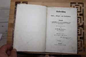 Liederschatz für Volks-, Bürger-, und Realschulen. Auswahl der vorzüglichesten Lieder von den berühmtesten Componisten mit besonderer Berücksichtigung […]