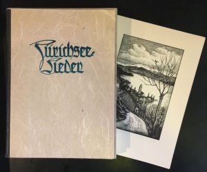 Zürichsee-Lieder – sieben Holzschnitte von Hans Witzig, sieben Holzschnitte von Fritz Buchser, sieben Holzschnitte von Fritz Urban Welti.