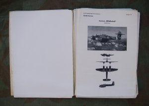 antiquarisches Buch – Der Oberbefehlshaber der Luftwaffe – Frontnachrichtenblatt der Luftwaffe - Die Kriegsflugzeuge der Feindmächte - Teil I - III