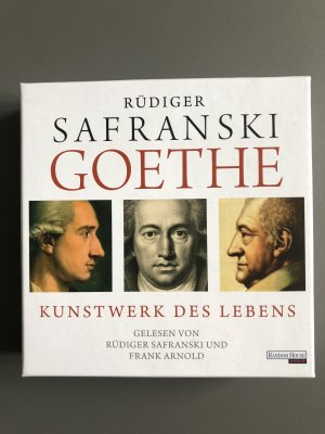 gebrauchtes Hörbuch – Rüdiger Safranski, Frank Arnold, Joachim Hoell – Goethe – Kunstwerk des Lebens ; Biographie