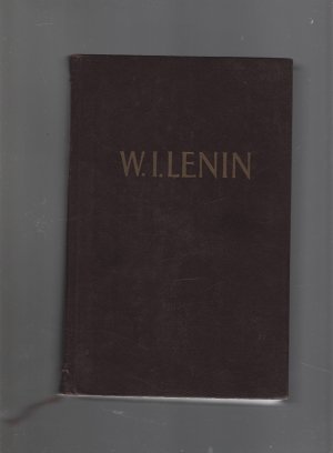 antiquarisches Buch – W.I. Lenin – Ausgewählte Werke in zwei Bänden Band I + II