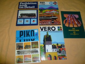 3x PIKOModellbahn H0 Katalog + 1x VERO Katalog + 1x Berliner TT Bahnen Katalog