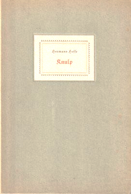 Knulp. Drei Geschichten aus dem Leben Knulps. Zeichnungen von Niklaus Stoecklin.