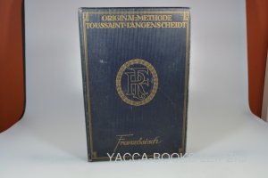 antiquarisches Buch – Toussaint, Charles und Gustav Langenscheidt – Original-Methode Toussaint-Langenscheidt. Französisch. Brieflicher Sprach- (und Sprech-) Unterricht für das Selbststudium der französischen Sprache. Französisch Kursus 1.