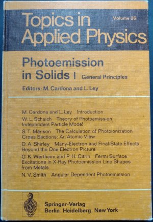 Photoemission in Solids I - General Principles