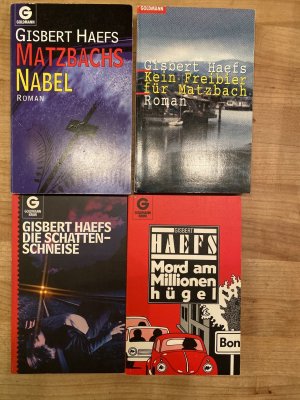 8-Bücher HAEFS-Konvolut: 1. Nabel (9783442424535 , 1993), 2. Kein Freibier für Matzbach (3442433762 , 1996), 3. Die Schattenschneise (3442050464, 1989 […]